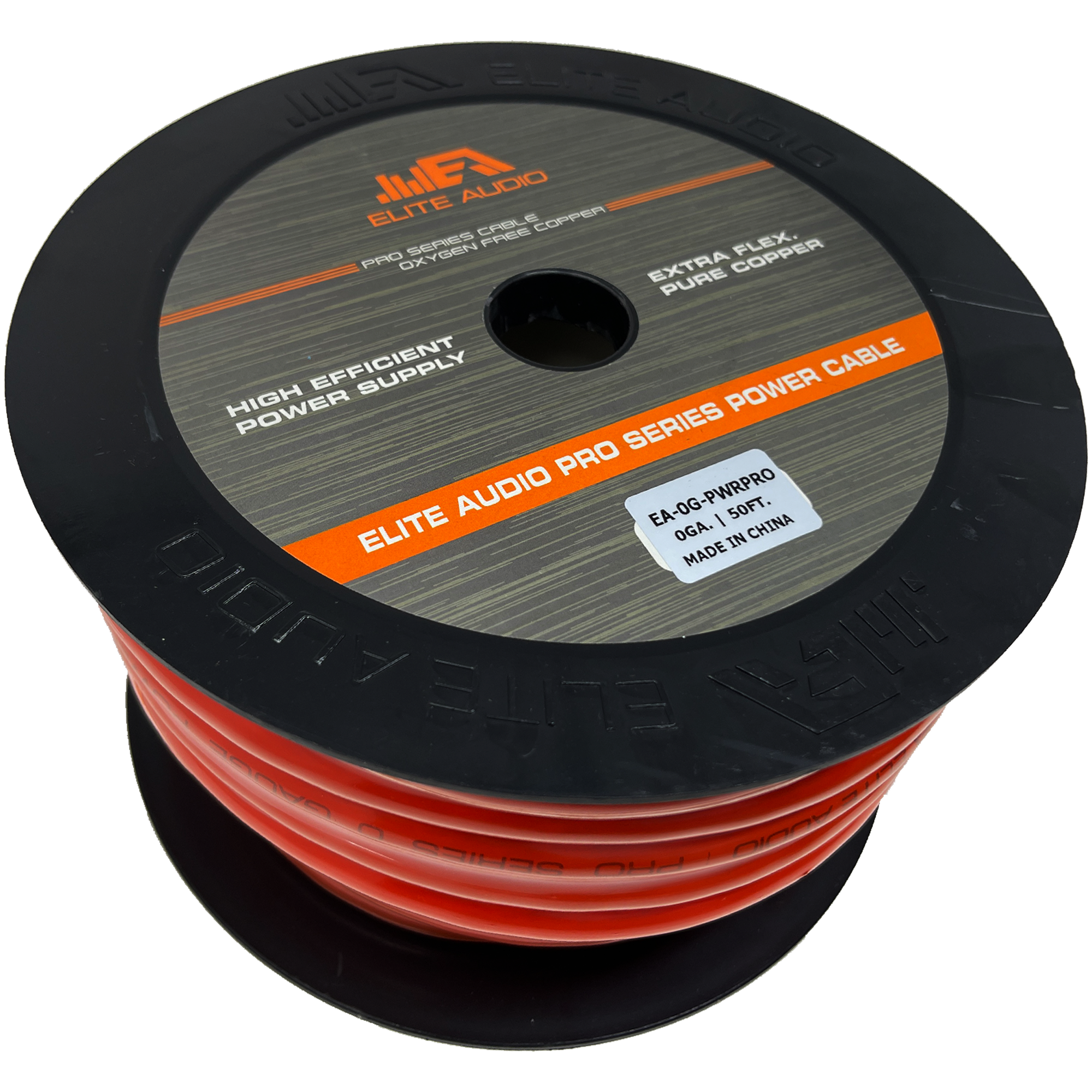 Elite Audio EA-0G-PWRPRO 0GA OFC Power Wire 50ft Roll