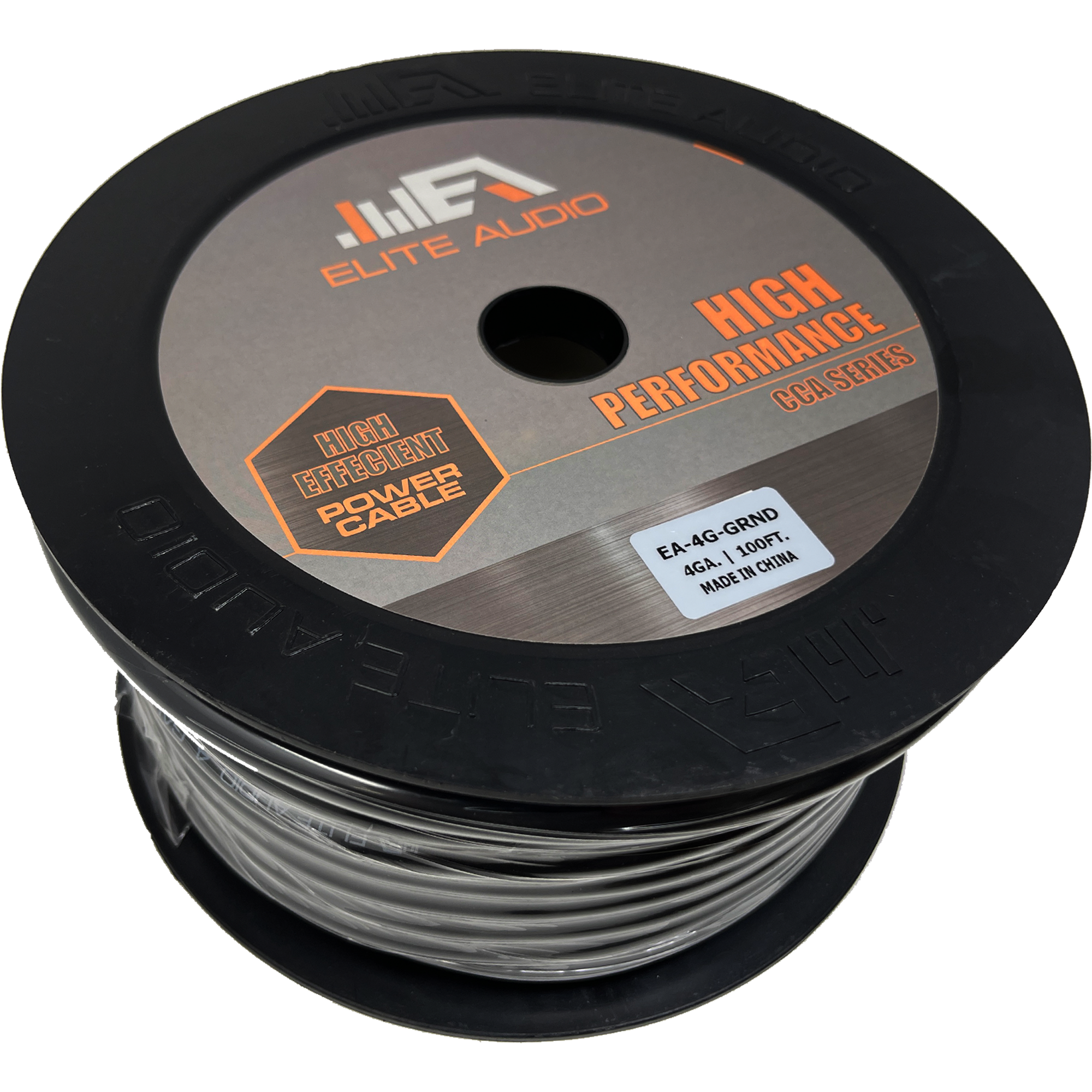 Elite Audio EA-4G-GRND 4GA CCA Ground Wire 100ft Roll