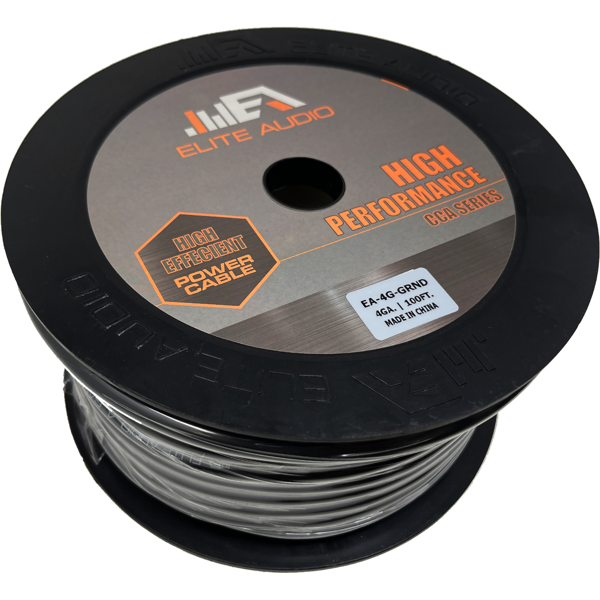 Elite Audio EA-4G-GRND 4GA CCA Ground Wire 100ft Roll