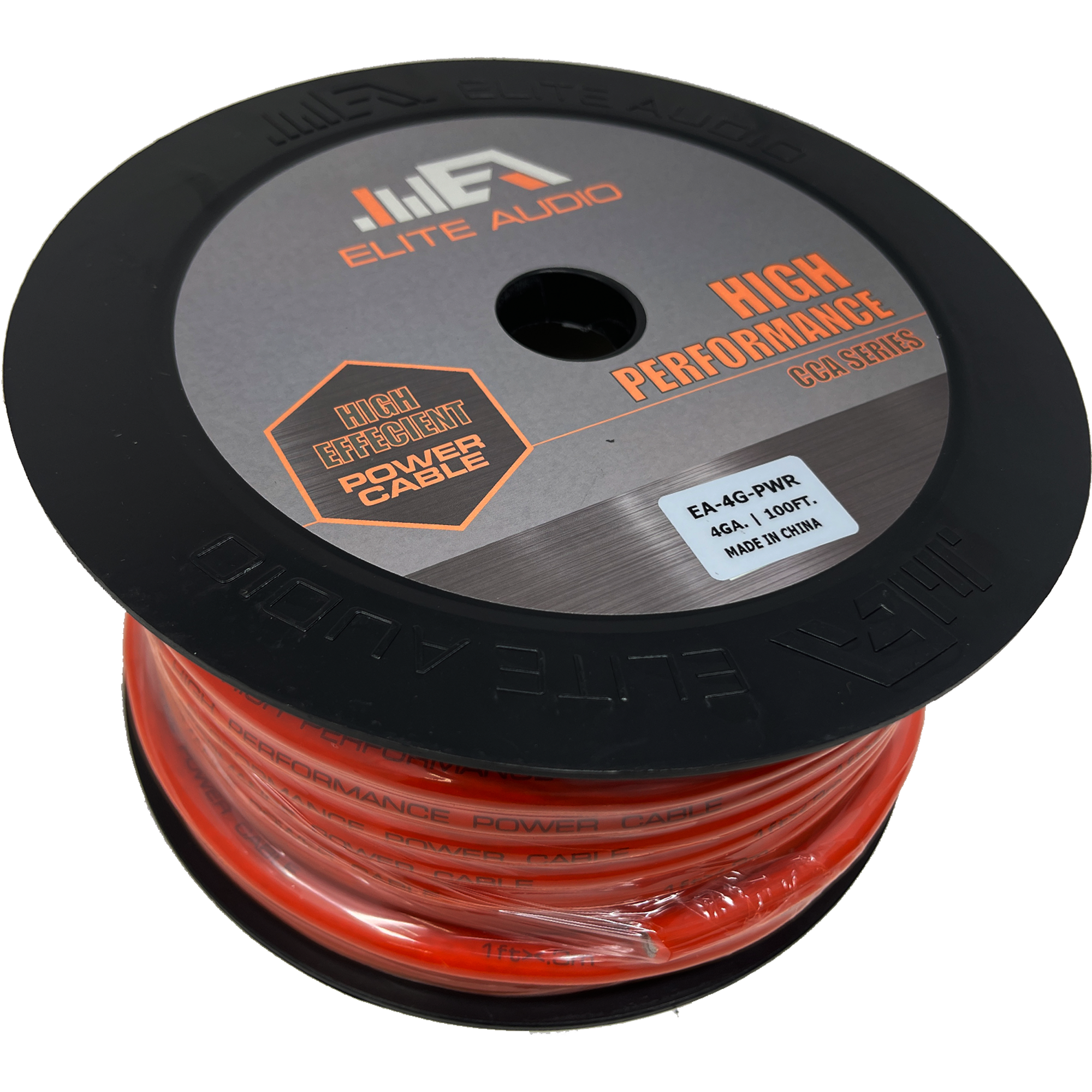 Elite Audio EA-4G-PWR 4GA CCA Power Wire 100ft Roll