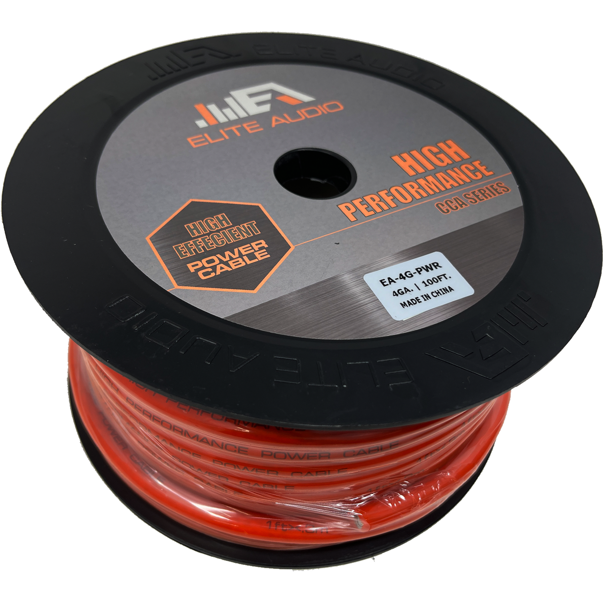 Elite Audio EA-4G-PWR 4GA CCA Power Wire 100ft Roll