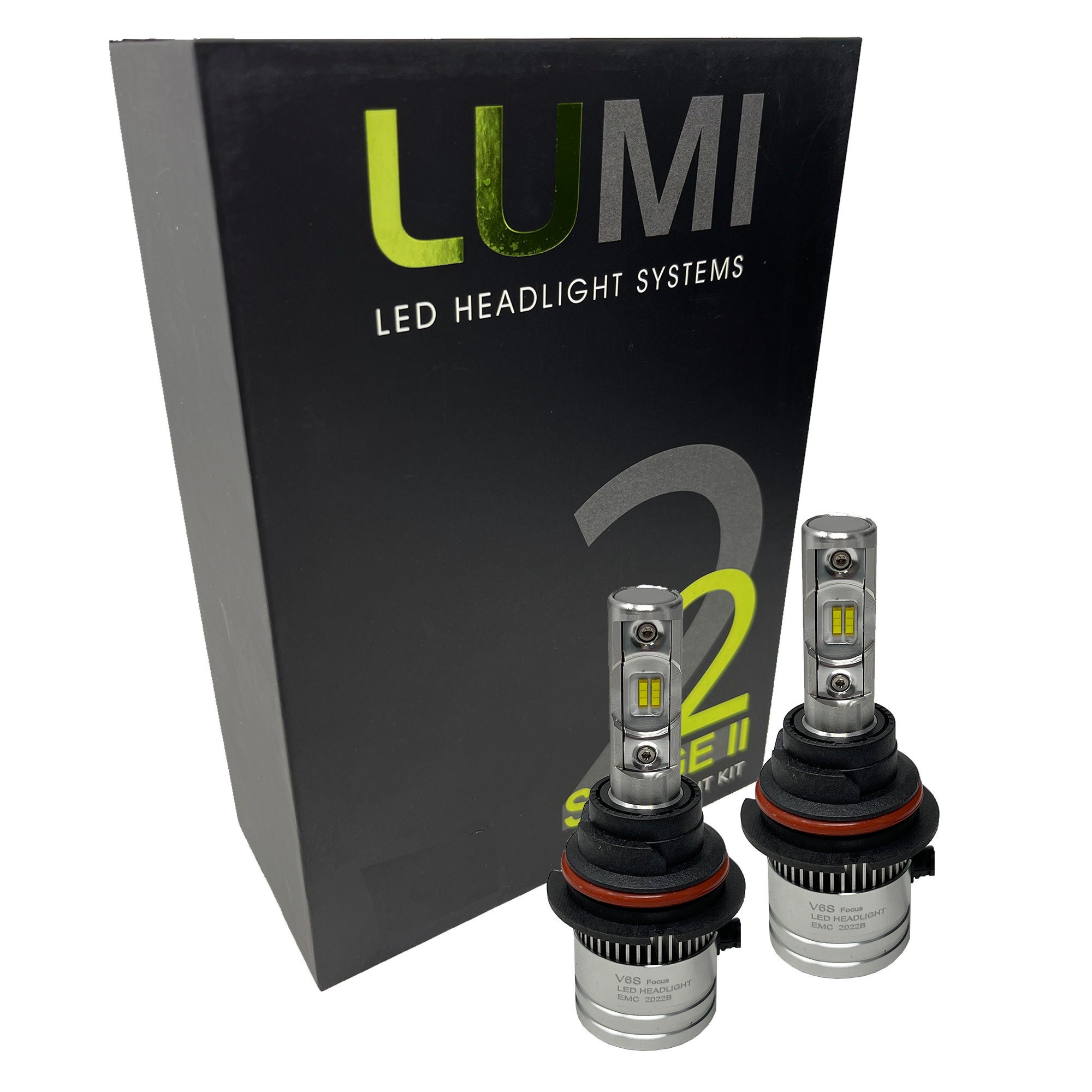 LUMI Stage 2 9006 LED Headlight Bulbs