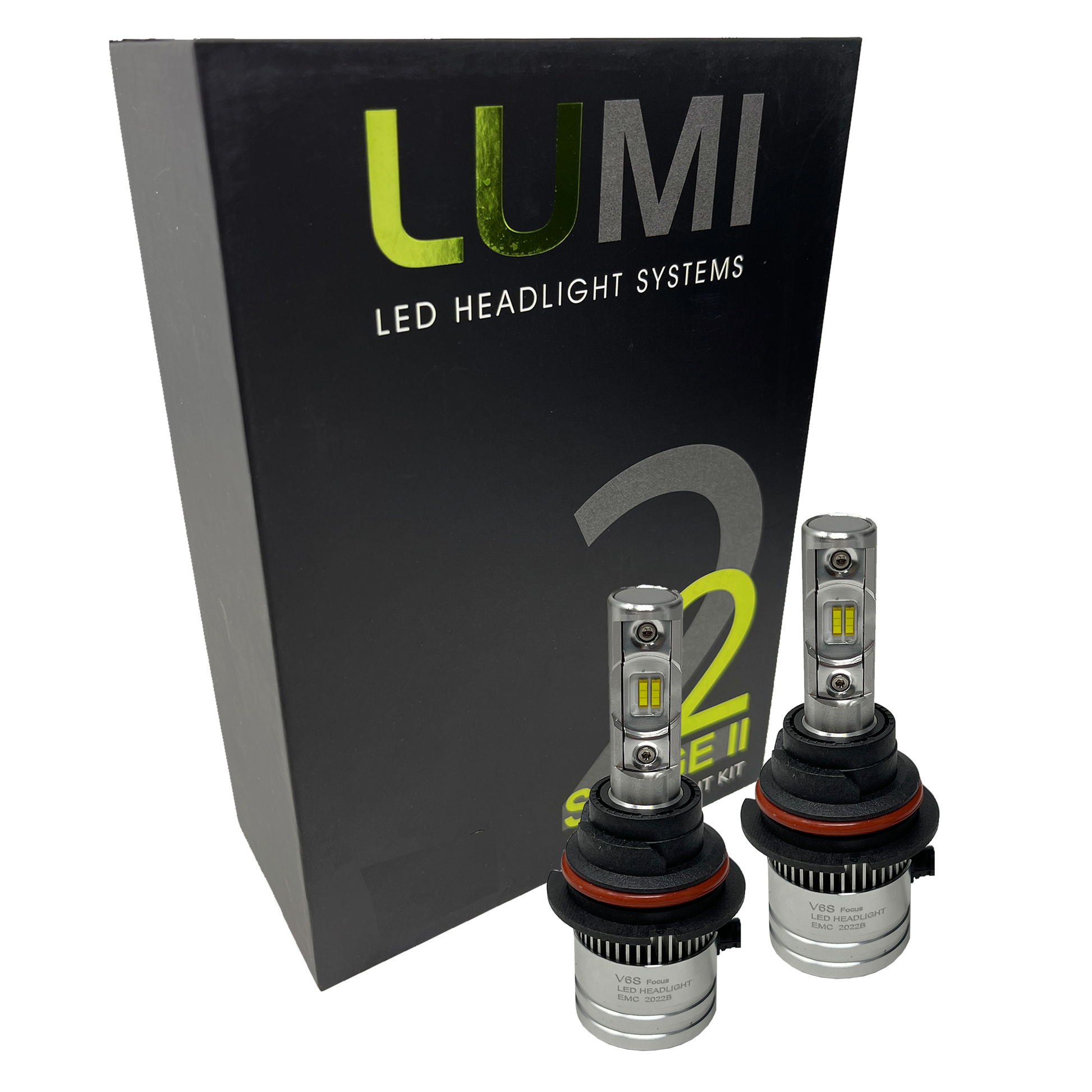 LUMI Stage 2 9006 LED Headlight Bulbs