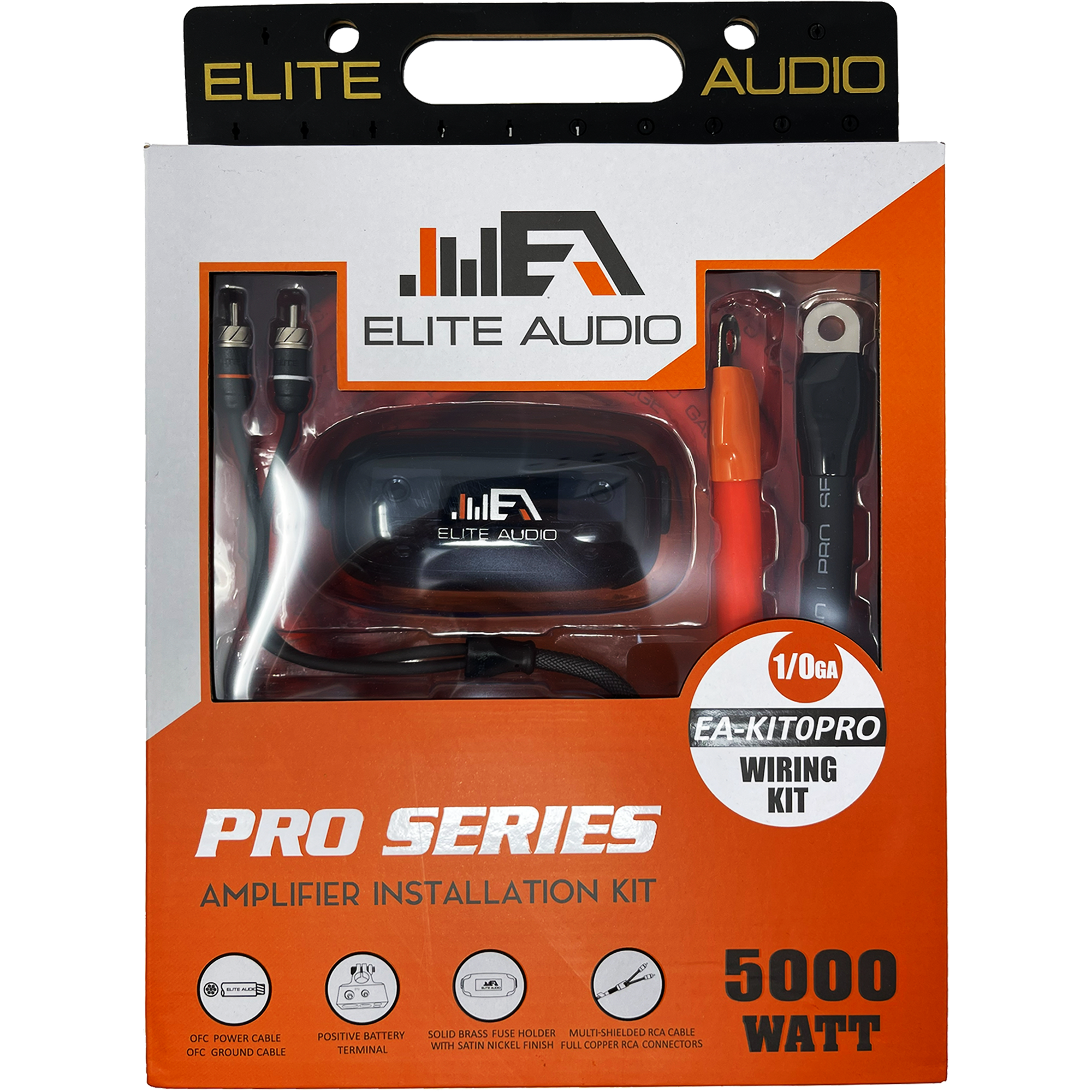 Elite Audio EA-KIT0PRO 0Ga OFC Amplifier Installation Kit