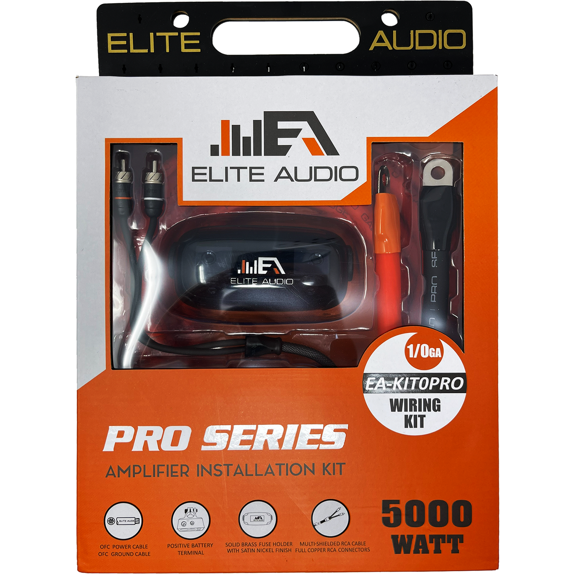 Elite Audio EA-KIT0PRO 0Ga OFC Amplifier Installation Kit