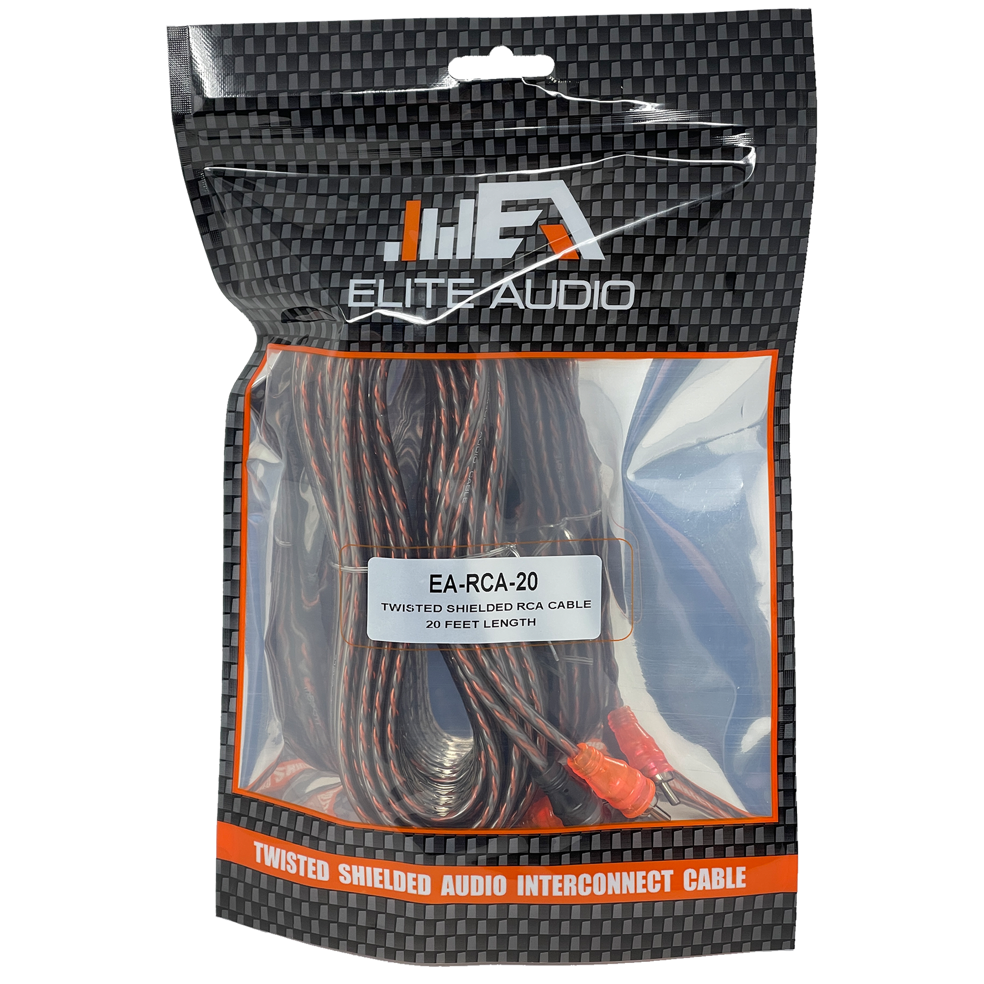 Elite Audio EA-RCA20 20ft CCA 2-Channel RCA Cable