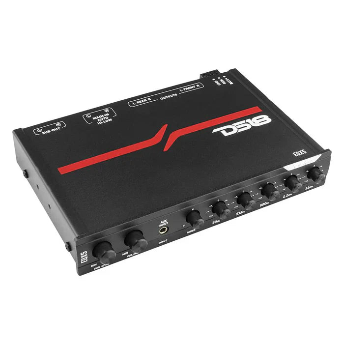 DS18 EQX5 High Volt 5-Band Equalizer with High Level Input