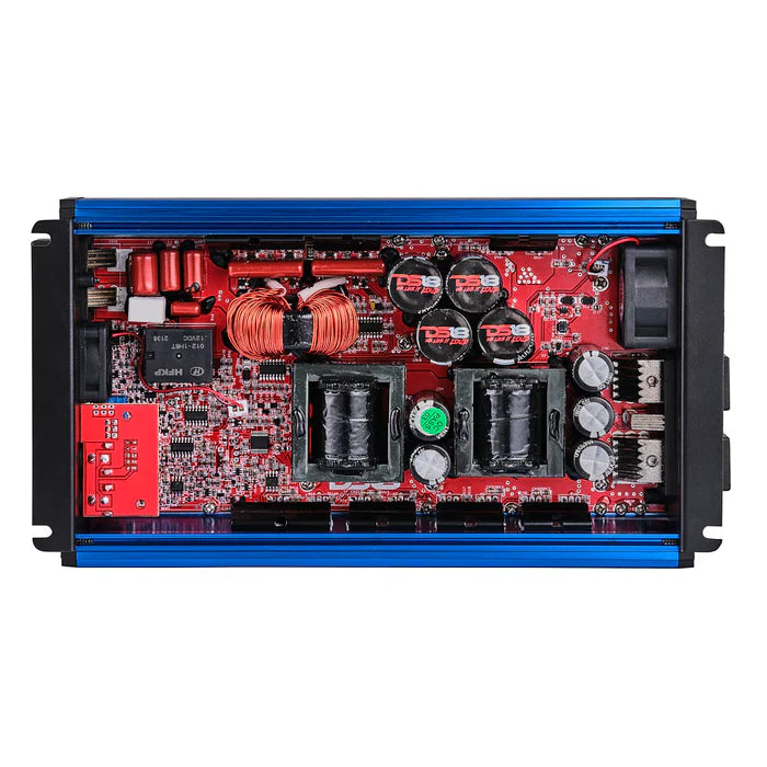 DS18 FRP-3.5K/BL FRP Compact Full-Range Class D 1-Channel Amplifier 3,500 Watts Rms @ 1-Ohm BLUE