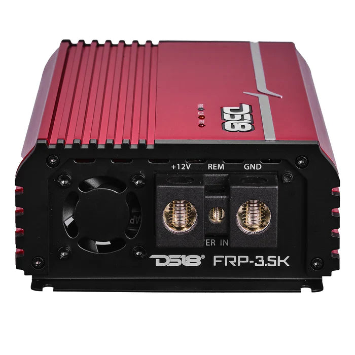 DS18 FRP-3.5K/RD FRP Compact Full-Range Class D 1-Channel Amplifier 3,500 Watts Rms @ 1-Ohm RED