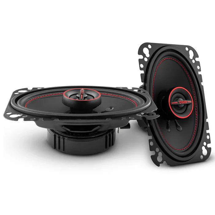 DS18 G4.6XI GEN-X 4x6 2-Way Coaxial Speakers 135 Watts 4-Ohm