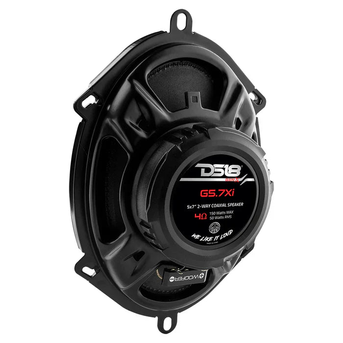 DS18 G5.7XI GEN-X 5x7" 3-Way Coaxial Speakers 165 Watts 4-Ohm