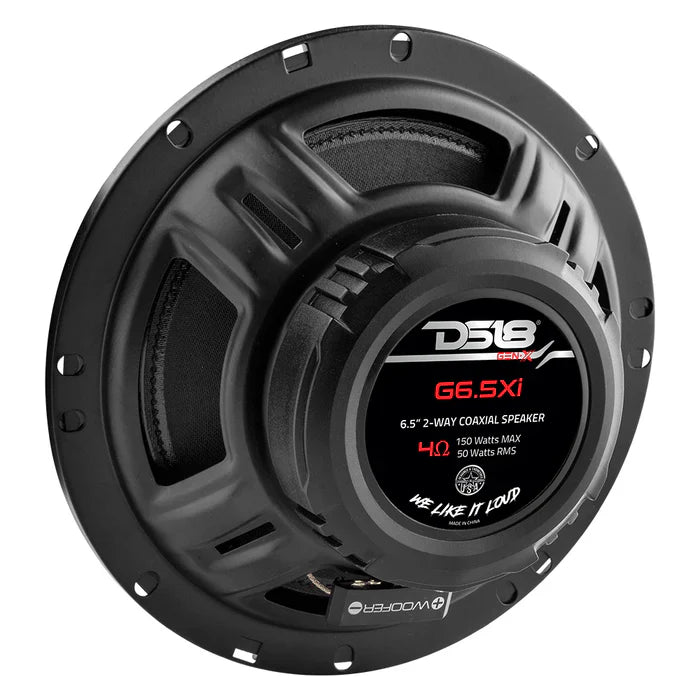 DS18 G6.5XI GEN-X 6.5" 3-Way Coaxial Speakers 150 Watts 4-Ohm