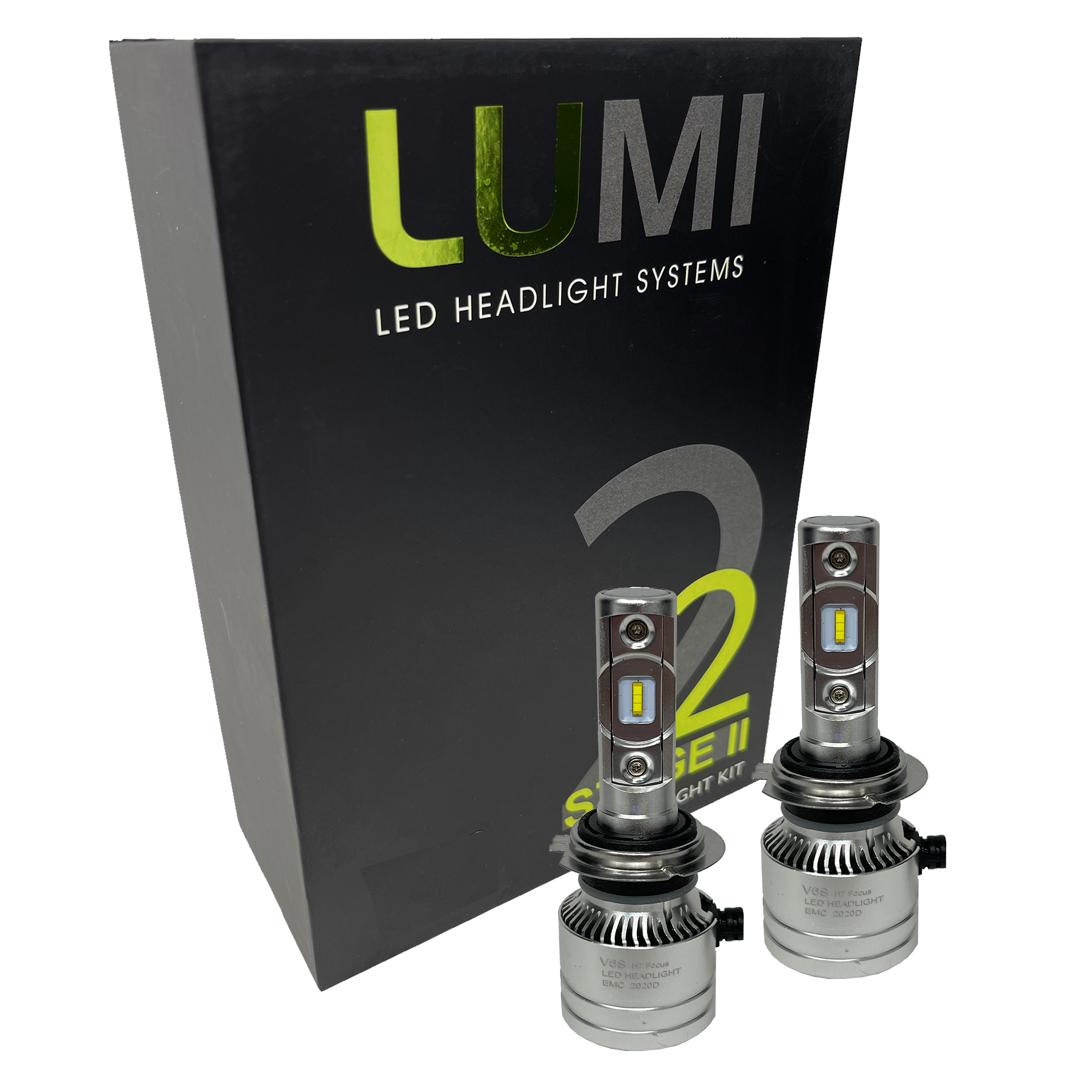 LUMI Stage 2 H7 LED Headlight Bulbs