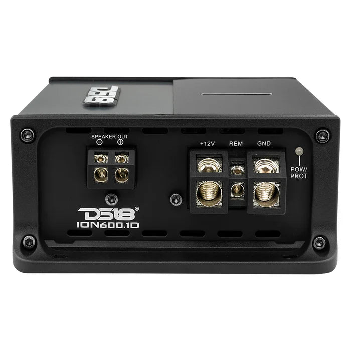 DS18 ION600.1D Compact Full-Range Class D 1-Channel Amplifier 600 Watts RMS