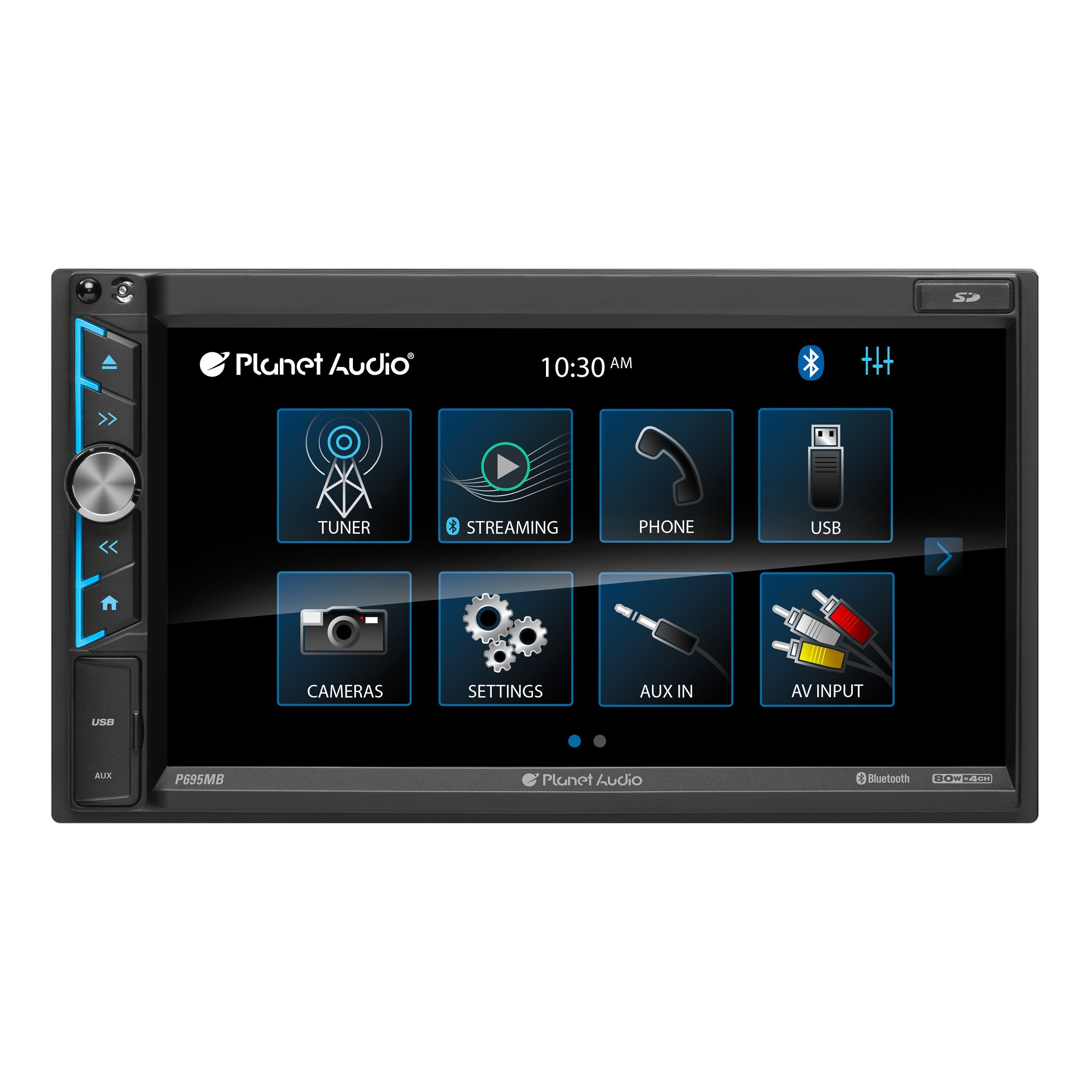 Planet Audio P695MB 6.95" Mechless Multimedia Receiver