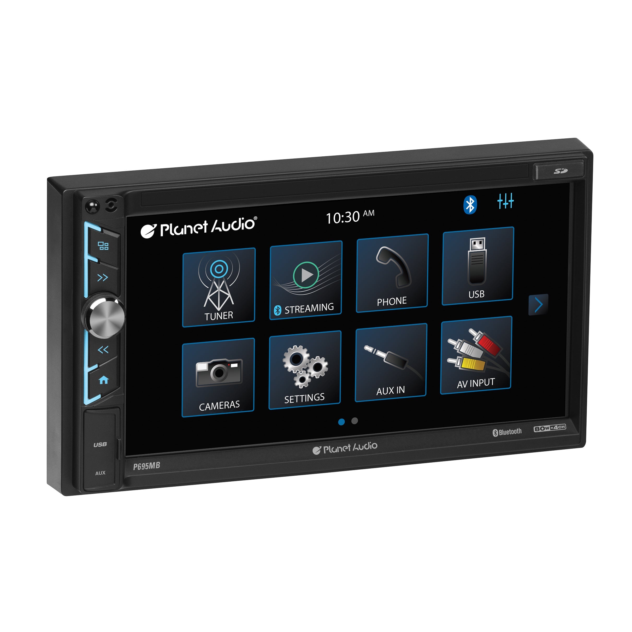 Planet Audio P695MB 6.95" Mechless Multimedia Receiver