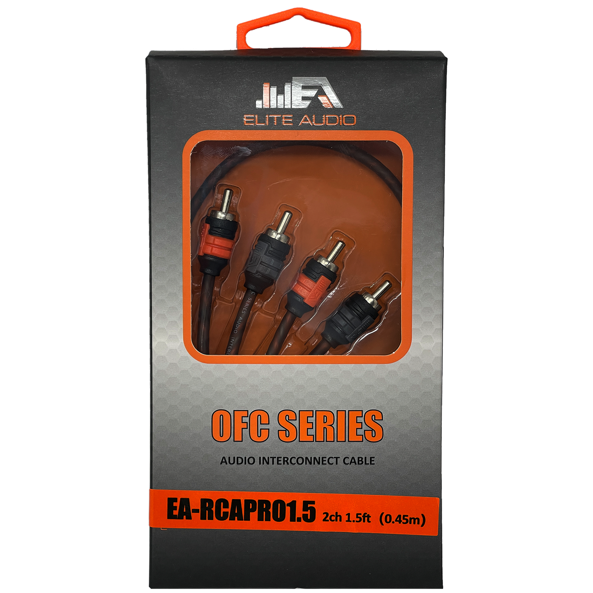 Elite Audio EA-RCAPRO1.5 1.5 Foot Premium OFC 2-Channel RCA Cable