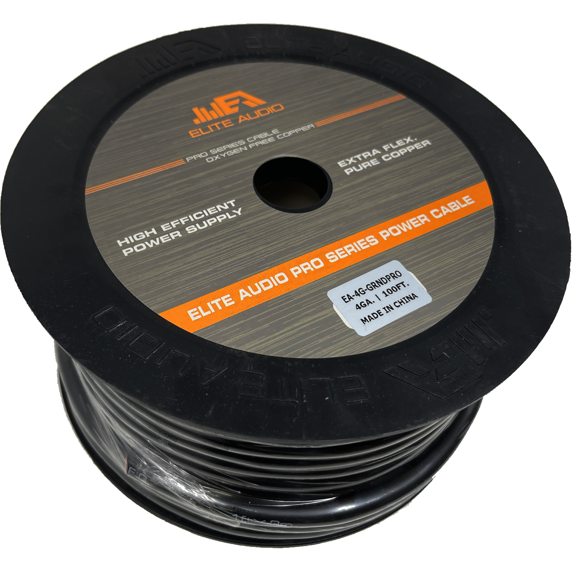 Elite Audio EA-4G-GRNDPRO 4GA OFC Ground Wire 100ft Roll