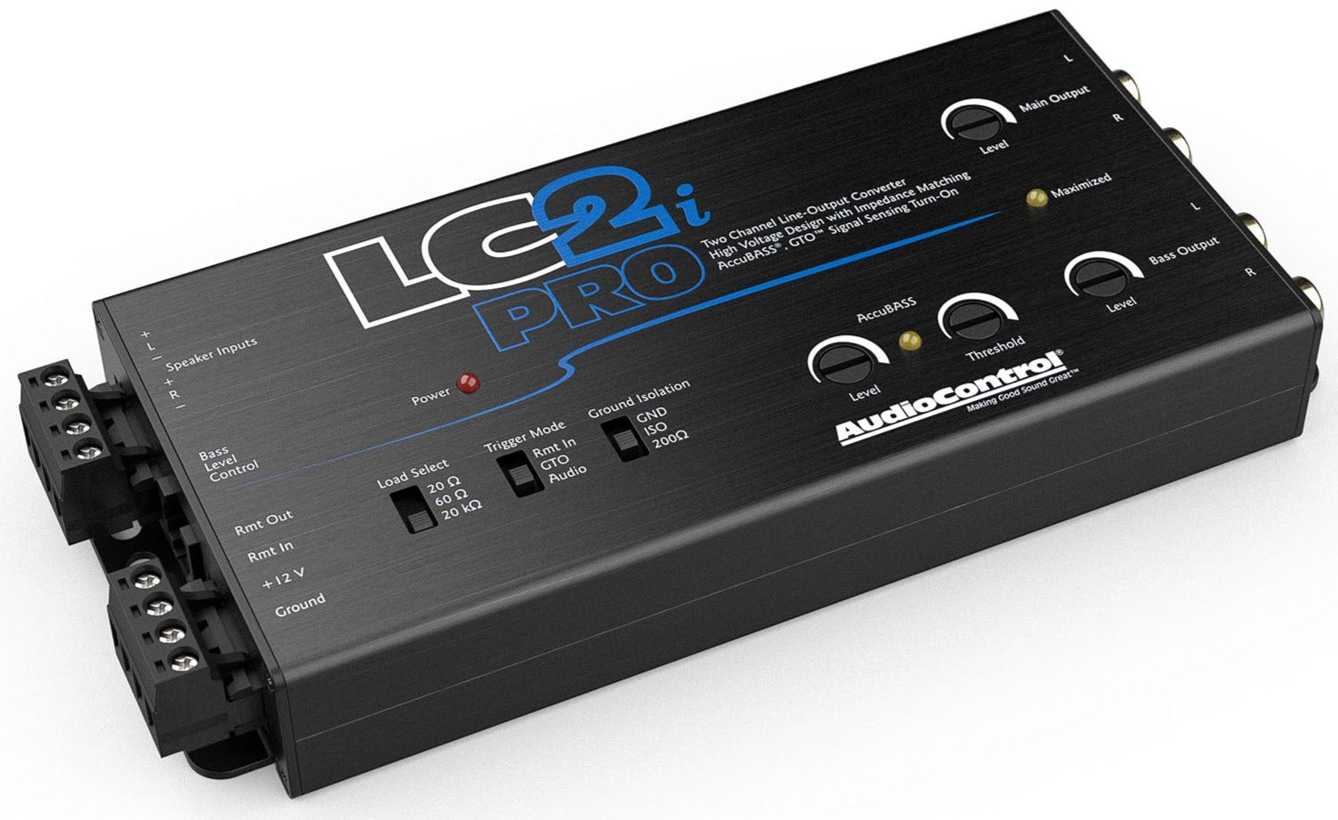 AudioControl LC2i-PRO 2-Channel Line Output Converter & Line Driver w/ AccuBass