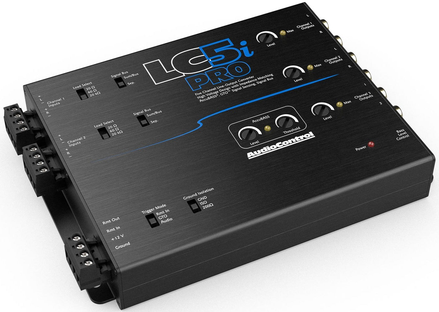 AudioControl LC5i-PRO 5-Channel Line Output Converter w/ AccuBass