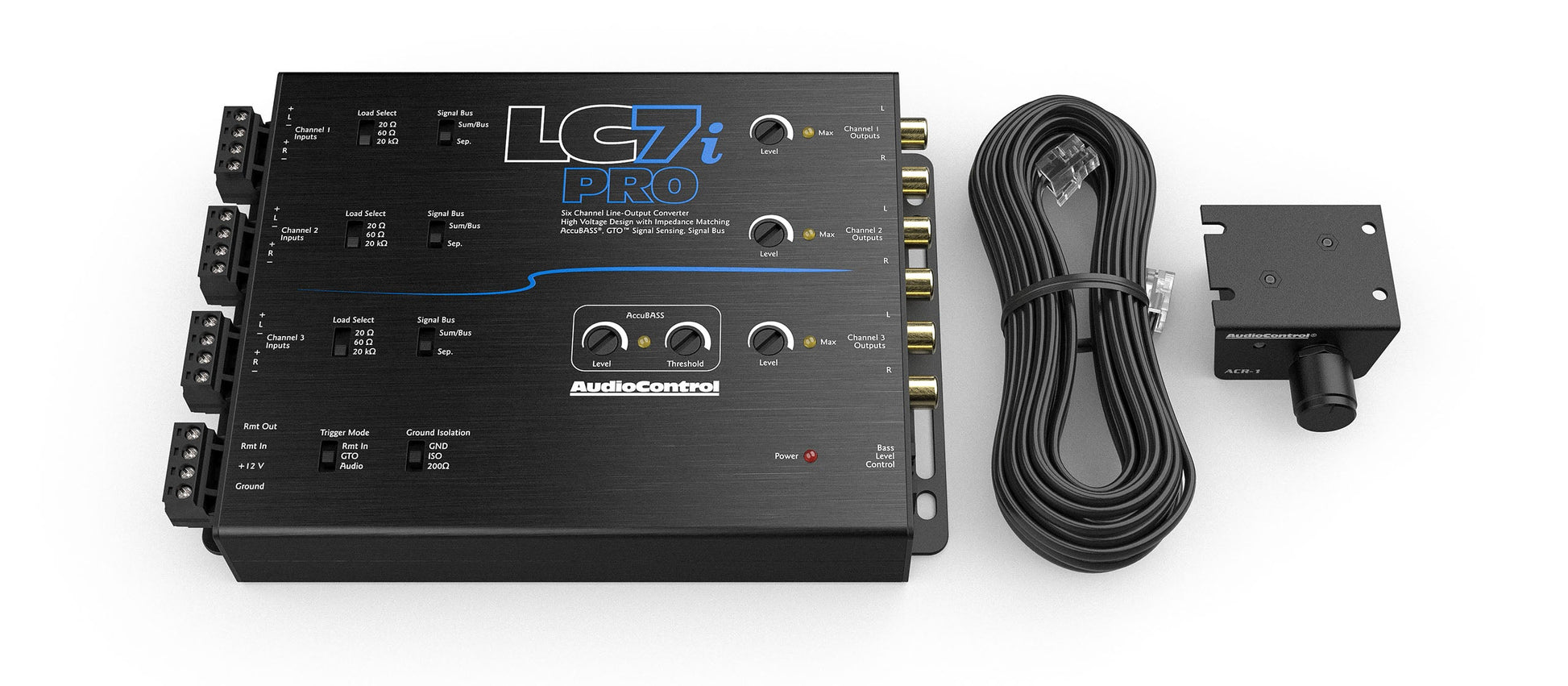 AudioControl LC7i-PRO 6-Channel Line Output Converter w/ AccuBass