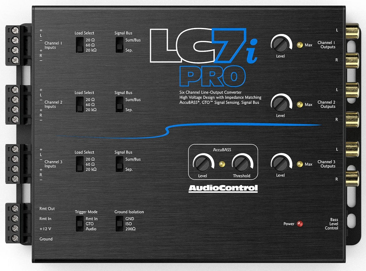 AudioControl LC7i-PRO 6-Channel Line Output Converter w/ AccuBass