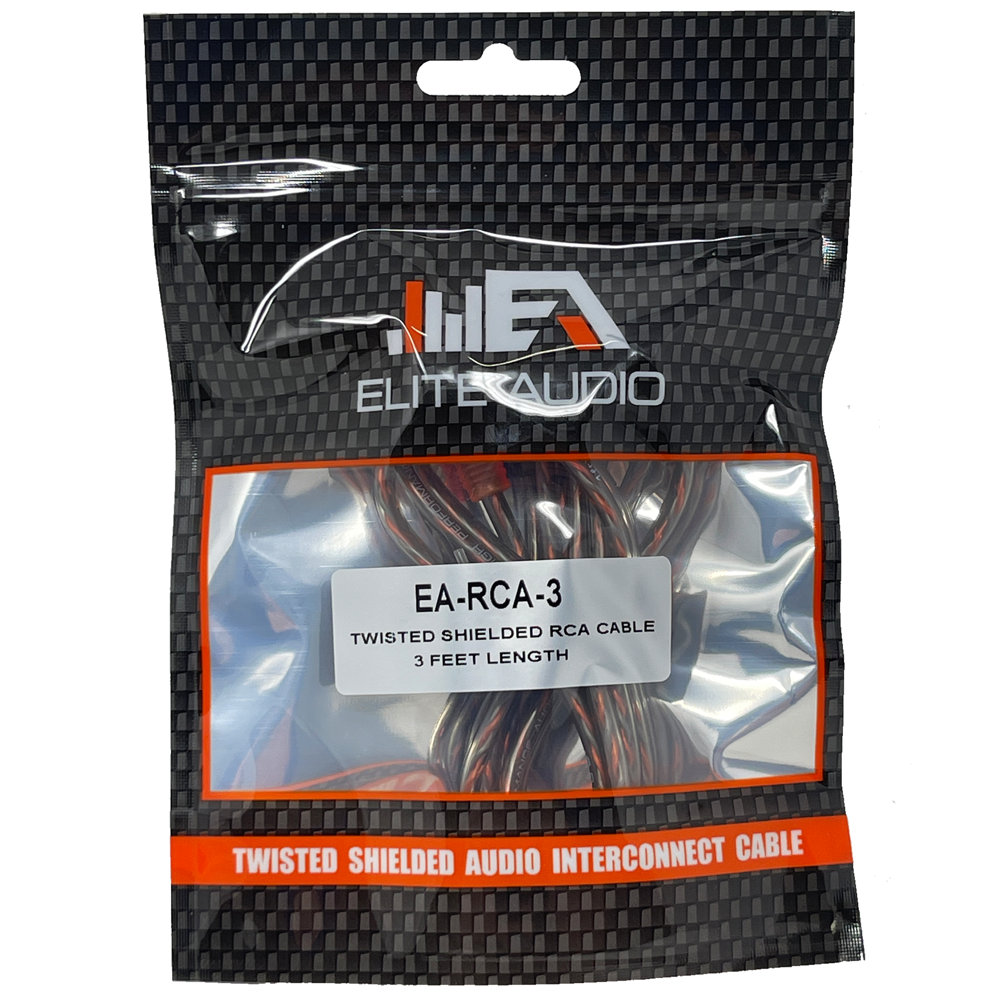 Elite Audio EA-RCA3 3ft CCA 2-Channel RCA Cable