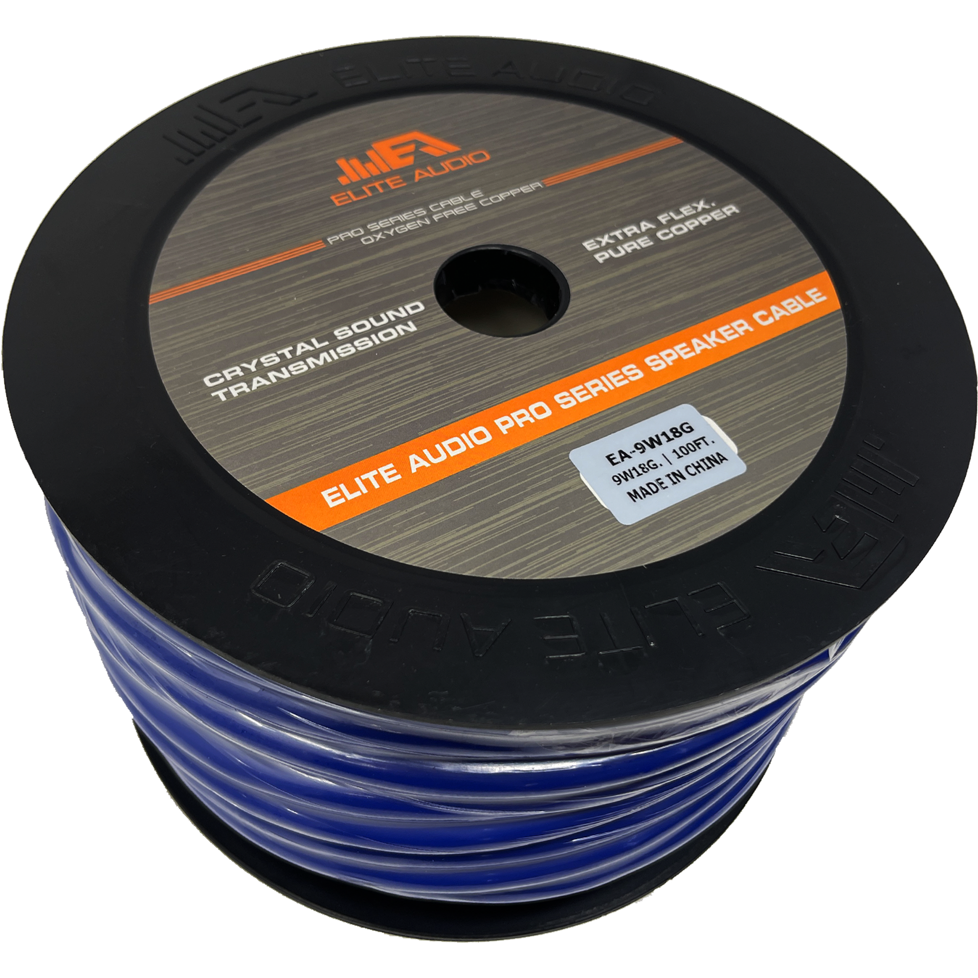 Elite Audio EA-9W18G-100 18GA CCA 9-Conductor Speed Wire 100ft