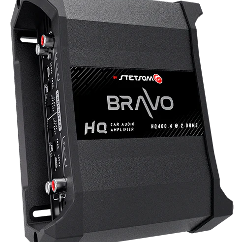 Stetsom Bravo HQ 400.4 Multichannel Car Audio Digital Amplifier - 2 Ohms Stable 4 Channel