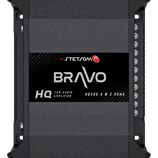 Stetsom Bravo HQ 400.4 Multichannel Car Audio Digital Amplifier - 2 Ohms Stable 4 Channel